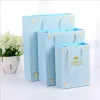 Cadre 10 pcs/lot bébé douche fête enfants faveurs Prince princesse rose bleu couronne thème papier sacs à main anniversaire décorer cadeaux sacs