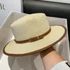 Chapeau de soleil plat pour femmes, chapeaux de paille à large bord, à la mode, pour la plage, Protection solaire, casquettes de voyage d'été