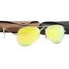 Designer Aviador 3025r Óculos de Sol para Homens Raycans Óculos Mulher UV400 Proteção Tons Lente de Vidro Real Armação de Metal Dourada Condução Sunnies de Pesca com Original