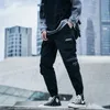 Novo estilo outono inverno calças de carga dos homens fi lado pokets hip hop techwear corredores masculino japonês streetwear calças calças y4wq #