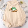 Box Frosch Metall Kawaii Druck Mann Hoody Lose Übergroße Kleidung Fleece Tasche Cartos Sweatshirt Herbst Warme Casual Hoodie b4o3 #