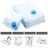 Storage Bags 1-5PCS Vacuum Seal Bag With Hand Pump Space Saving For Comforters Clothes Pillow Bedding BlanketStorage