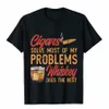 Mens Cigar Smoker Cigar Lover Divertente Whisky Cigar T-shirt Tops Tees All'ingrosso Fitn Tight Cott Mens T-shirt Fitn Tight J2nI #