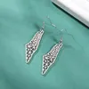 Dangle Earrings Lemegeton Map Drop Earring For Women Hollow Out Jewelry Islamic Accessories Judaism Stainless Steel Female Birthday Gift