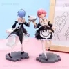 Figurines d'action 17cm, personnage d'anime kawaii, tablier de demoiselle d'honneur, robe de demoiselle d'honneur en PVC, modèle d'action, jouet cadeau d'anniversaire T240325