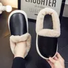 Slippers Autumn et Hiver Home Sac chaud talon Coton Coton Femme Femme Indoor Ménage de la plate-forme non glissée Chaussure la plus récente Summer avec Box SZ 36-45