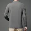 Średnia męska jesienna kołnierz Turndown Lose Plus Size Polo Shirt Luksusowy biznes Longsleeved Golf Men Odzież 240319