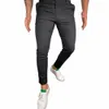 Nouveaux pantalons pour hommes Fi Busin Pantalons Vêtements Bureau d'été Social Slim Streetwear Style classique Pantalon crayon confortable c8uU #
