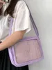 Totes Kawaii Candy Color Ita väskor Kvinnlig mode JK Lolita Pu Women Bag 2024 Trend Crossbody Shoulder Bolso Mujer med myntväska SAC