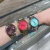 Viviennes Viviane Westwood Watch Empress Dowager Vivians Broken Ice Blue Watch - Nowy Ume Purple Women Watch - Dragon Fruit Saturn Small Gold Watch