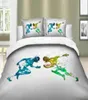 3D -gedruckte Bettdecke Cover -Set Rugby Sportspiel Queen King -Bett -Leinen Zwillingsgröße Single Double Bettwitch Set Kid Teen Boys Heimbett 3pcs1913582