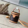 Bucket bag 10A Mirror quality Cowhide Leather Barrel Bag With Box 14.5CM Nano Handbag Luxury Shoulder Bag Designer YL271