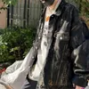 Designer The higher version is different from the market version of the trendy Paris B family's distressed fashion denim jacket for both men and women F7WG