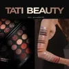 Tati Beauty Makeup Shimmer mat Mat Glitter Ckseshadow Palette Waterproof 24 Kolor teksturowany neutralny vol 1 paleta cienia do powiek 240320