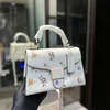 Sac à main fourre-tout pour femmes, sac à main de styliste en cuir imprimé de fleurs avec poignée, sacs à main classiques de luxe, sacs à bandoulière à rabat ouvert et fermé, portefeuille de mode