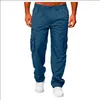 Pantalons pour hommes Cargo Tactique Vintage Multi Poches Randonnée Travail Coton Casual Outdoor Jogger Pantalones Hombre