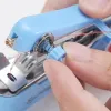 Machines 1pc Portable Mini Manual Sewing Machine Simple Operation Sewing Tools Sewing Cloth Fabric Handy Needlework Tool