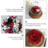 Fleurs décoratives 12 pièces/boîte de fleurs préservées, cadeau de saint-valentin, boîtes de roses immortelles, fausses Roses, accessoire de Bouquet de décoration de mariage