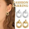 Stud Earrings Fashion Double Twining Earring Personalized All-match Ear Accessories For Shopping