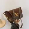 Bolsa diagonal designer marca pequena quadrada para mulheres novo minimalista e elegante ombro único crossbody corrente axilas