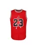 #23 Chicago Baseketball Jersey IN VOORRAAD Nummer 23 Rood Wit Borduursel