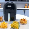 Plus de goûts mini-friteuse 2.7qt / 101,44 oz de petite taille compact 1-2 personnes vortex à air fry, gril, cuire, rôtis, réchauffage, déshydrate pour les repas faciles rapides, 1500W