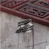 Wedding Rings Boho Vintage Feather For Women Bridal Engagement Fashion Party Jewelry Gifts Wholesale