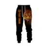 Y2K Pants Man New Sweatpants Pattern LG Gym Gym Tiger Skull Jogging Hiphop Harajuku Best Vintage 3D Printing Sports B5yp#