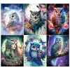 Stitch DIY Full Square Round Diamond Painting Flower Owl Mosaic Animal Cross Stitch Diamond Embroidery Sets Handmade Art Home Decor