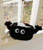 Supports drôles yeux noirs mains vers le haut boîte à mouchoirs en peluche maison canapé créatif maison yeux de dessin animé