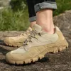 Mixidelai ko mocka läder utomhus manliga sneakers skor för män vuxna nonslip casual militär armé höst lapptäcke skor 240318