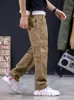kstun 2024 Autumn Men Overalls Casual Pants Straight Cut 100% Cott Cargo Pants Men Baggy Male Trousers Outdoor Multi Pockets m2nP#