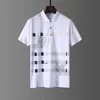 camicia POLO da uomo estiva Stampa manica corta Coppia T-shirt in cotone T-shirt polo firmata