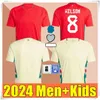 2024 Wales Soccer Jerseys JAMES BALE 24 25 Welsh Football Shirts JOHNSON N.WILLIAMS RODON T.ROBERTS CABANGO LEVITT MOORE THOMAS Men Kids Kit Jersey JJ 3.26