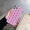 Designer Gayard Luxury Phone Cases with Pink Purple Phonecase Golden Letters Case Leather Sock Proof Cover Shell For iPhone 15 14 Pro Max 13p 12 11 Clear Cover