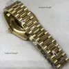 Automatisk mekanisk klocka Laojia Log Pearl Gold Dubbel kalender hela automatisk mekanisk klocka RZ2114