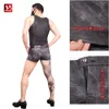 Estilo coreano Jeans Textura PU Homens Fino Casual Boxer Shorts Jeans Wear Apertado Do Velho Pé Reto Homens Cvex Fork Calças Curtas G1QP #