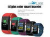 Armbands ID115 Plus Color Smart Armband Screen Sports Watch Fitness Running Tracker Heart Paddometer3890138