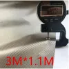 Tissu 5m / 3m / 1m * 1,1 m rouleau de blindage RFID Tissure souple conducteur de mise à la terre EMM RF RFID Blindage Fabric pour la protection des fenêtres RF