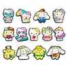 Garotas férias gatos kuromi melodia encanta de anime Charmos por atacado Memórias de infância de presentes engraçados Cartoon Charms Acessórios para sapatos PVC Decoração de fivela de borracha macia