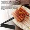 Förkläden Kebab Maker Grill BBQ Meat Spett Machine Single Kebab Press Maker Plastic Barbecue Spett Outdoor BBQ Gadget Kitchen Tools