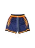 zooy L-9XL Men's Plus Size Vintage Hip Hop Stripe Street Fi Color Block Sport Shorts i1Jc#