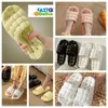Slippers Home Shoes GAI Slide Bedroom Shower Room Warm Plush Living Room Soft comforts Wears Cottons Slipper Ventilate Woman Mens black pink white