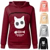 Pet Carrier Dikker Shirts Kattenliefhebbers Hoodie Kangoeroe Hond Huisdier Poot Truien Knuffelzakje Sweatshirt Zak Dierenoor Capuchon Y7Cx#