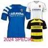 2023 2024 Real Zaragoza Ivan Soccer Jerseys Zapater 24 23 Pre Match Pombo Shinji Guti Mollejo L. Suarez Camiseta 90 de Futbol Home Away Edition Football koszule piłkarskie