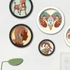 Frames Round Po Frame Scroll For Cross Stitch Picture Weave Embroidery Hoop Large Resin Small Hoops Office Decor