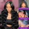 250 Dichte 13x6 Body Wave Lace Front Perücke brasilianische 30 40 Zoll HD transparente 13x4 Lace Frontal Echthaar Perücke für Frauen