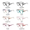 Sunglasses Color-Blocked Blue Light Blocking Glasses All-Match Filter UV Cat Eye Readers Plain For Women & Men
