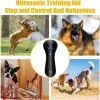 Dissuasifs Tinmiu NOUVEAU DISPOSITIF ANTIBRAGE LE plus réprimande pour chien ultrasonique aboiement dissuasif Recardage de chiens rechargeable Plage de contrôle efficace de 16,4 pieds