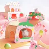Käfige aus der Cotton Candy-Serie aus Holz für Hamsterhäuser, Hamstertunnel, Kleintierkäfig, Landschaftsbauzubehör, Rattenzubehör, kleines Haustiernest